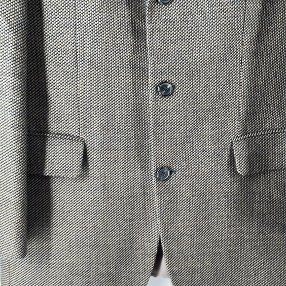 HUGO Boss suit jacket sports coat nails head browns blues 100% virgin wool sz 40 - Picture 11 of 13